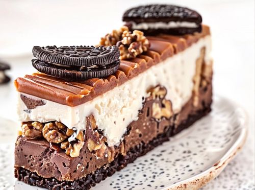 Oreo cheesecakle s čokoladom i orasima