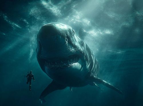 Megalodon/Ilustracija