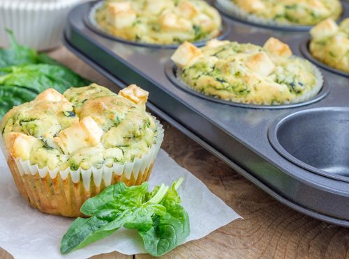 Slani muffini sa špinatom i sirom