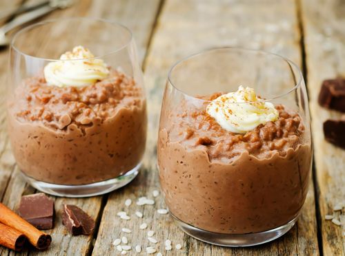 Puding od riže s čokoladom i cimetom