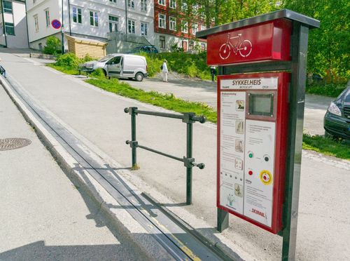 Biciklistički lift u Trondheimu - 6