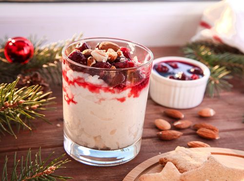 Danski puding od riže risalamande