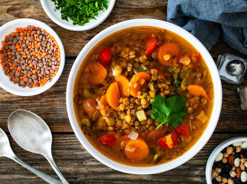 Varivo od leće i povrća