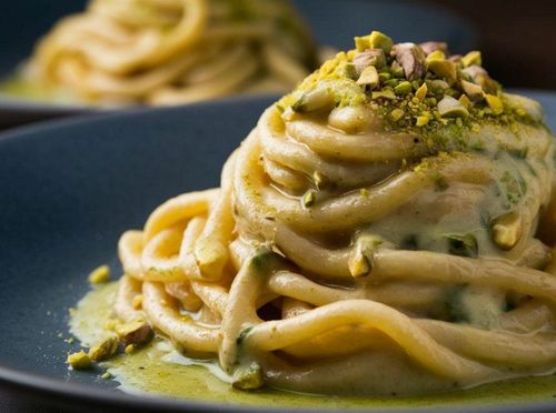 Tjestenina s umakom od pistacija