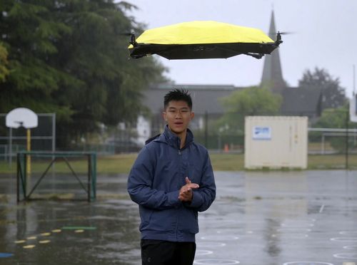 Lebdeći kišobran inovatora Johna Tsea s kanala I Build Stuff - 1