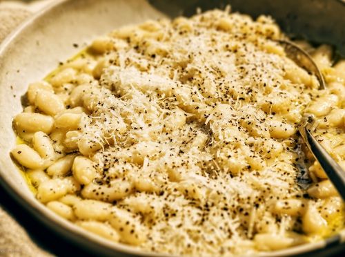 Bijeli grah cacio e pepe