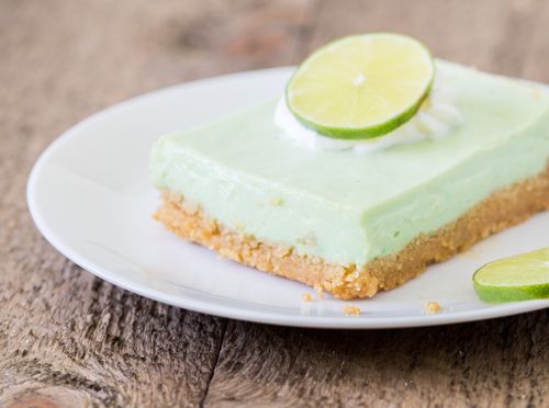 Cheesecake kocke s limetom