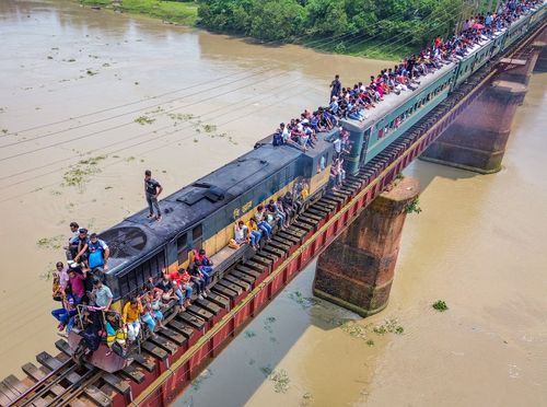 Pretrpani vlak u Bangladešu - 3