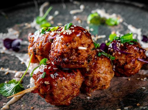 Pileće okruglice s đumbirom i mentom