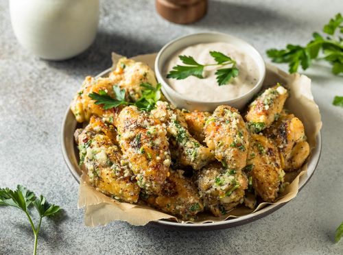 Krilca s češnjakom i parmezanom