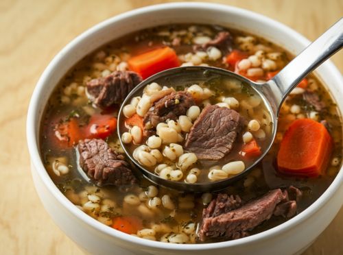 Zasitno varivo od junetine i ječma