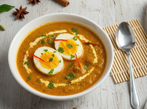 Curry od kuhanih jaja