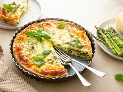 Quiche sa sirom i šparogama