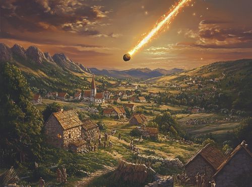 Hrašćinski meteorit/Ilustracija