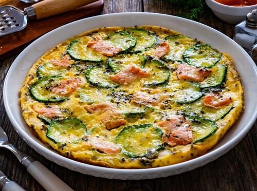 Fritata s tikvicama i sirom