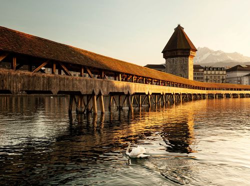 Kapellbrücke u Luzernu - 3