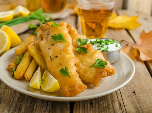 Prženi riblji filet s limunom