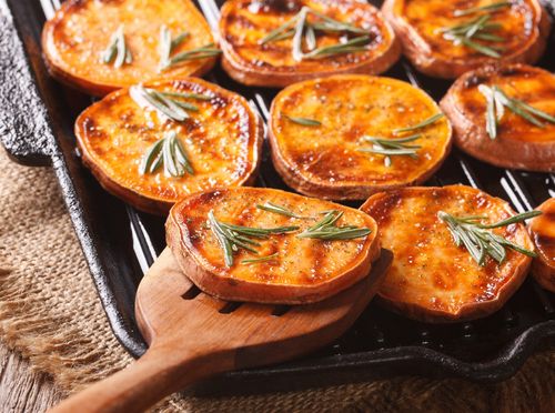 Pečeni slatki krumpir