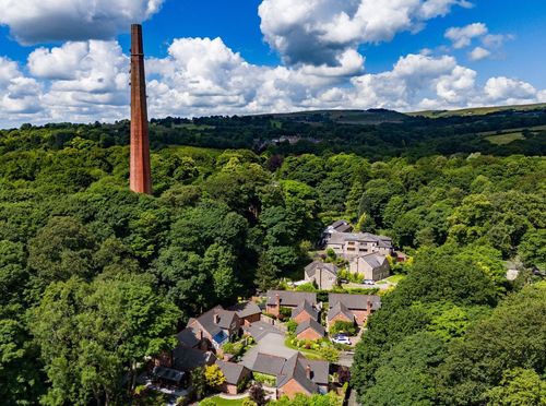Barrow Bridge dimnjak u Engleskoj - 1