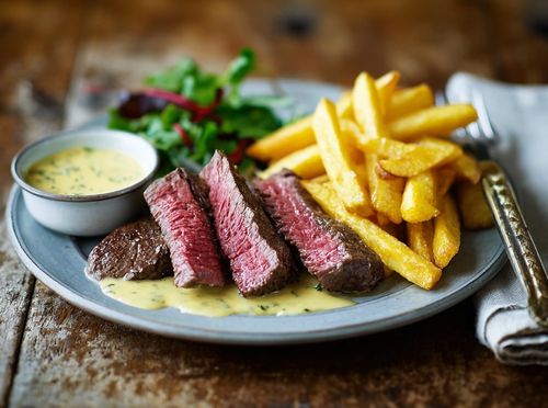 Béarnaise s mesom i krumpirićima