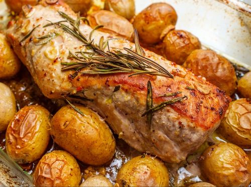 Zapečeni lungić s krumpirom