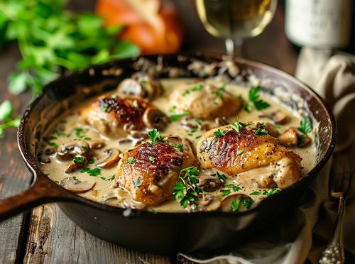 Piletina u umaku od vina