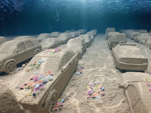 Instalacija Concrete Coral umjetnika Leandro Erlicha - 3