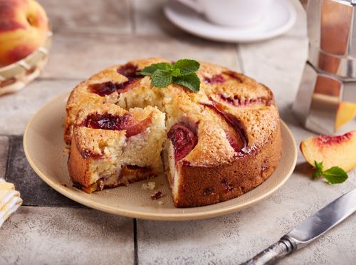 Kolač s breskvama