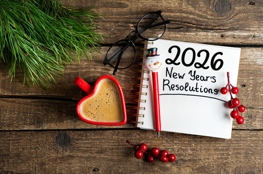 Novogodišnja odluka, ilustracija