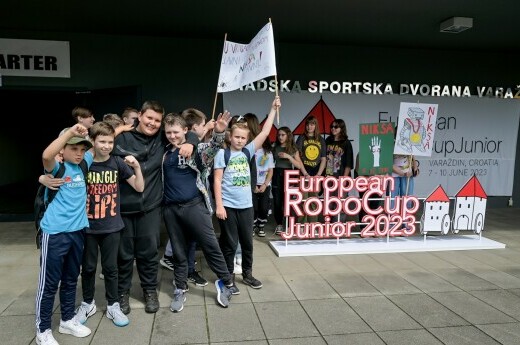 Natjecatelji na RoboCup Junioru u Varaždinu