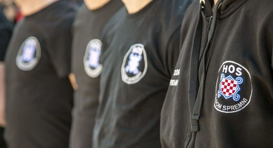 Pripadnici IX. bojne HOS-a - 1