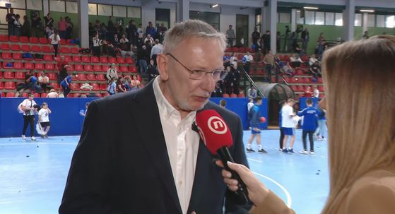 Davor Božinović i Barbara Štrbac, reporterka Dnevnika Nove TV