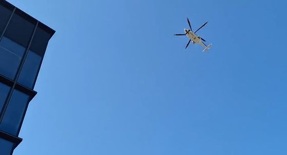 Helikopter nadlijeće Buzin