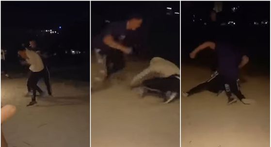 Policija je uhitila dvojicu mladića koja su sudjelovala u tučnjavi
