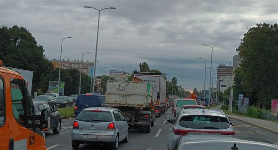 Zastoj na zapadu Zagreba - 1