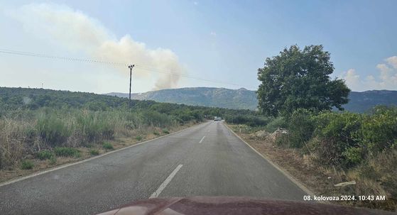 Požar na otoku Hvaru