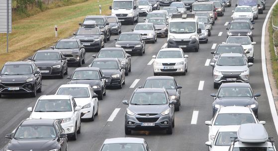 Gužve na autocesti, ilustracija