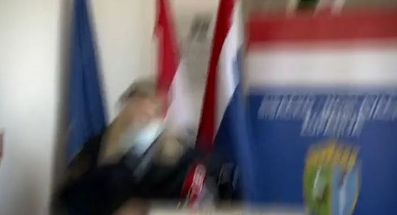 Ivo Žinić u trenutku potresa u Sisku