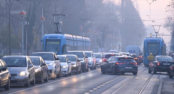 Gužva u Zagrebu