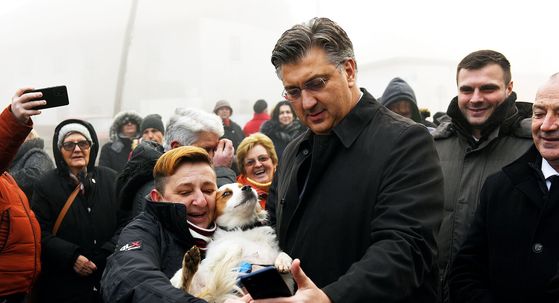 Andrej Plenković, gospođa Blaža i Flekica