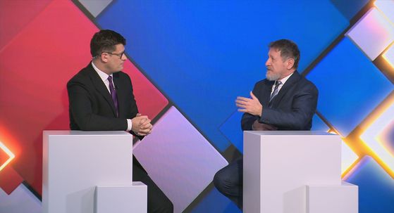 Tihomir Cipek i Hrvoje Krešić, reporter Dnevnika Nove TV - 5
