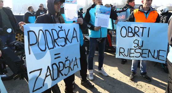 Veliki prosvjed dostavljaca Wolta - 14