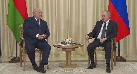 Aleksander Lukašenko i Vladimir Putin - 1