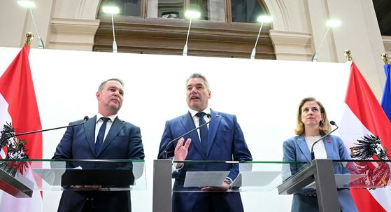 Andreas Babler, Karl Nehammer, Beate Meinl-Reisinger