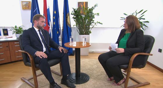 Ministar obrane Mario Banožić i Ivana Pezo Moskaljov - 2