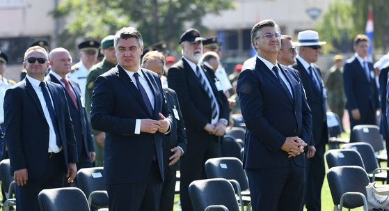 Predsjednik Zoran Milanović i premijer Andrej Plenković