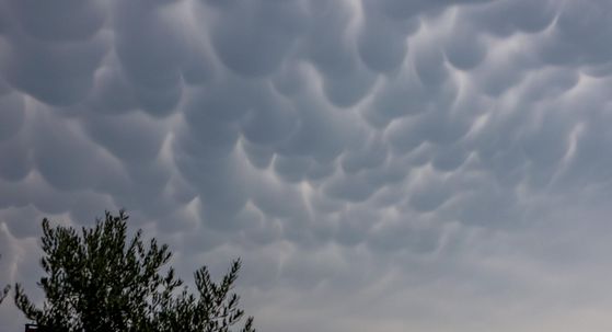 Mammatus oblaci nad Zadrom - 4