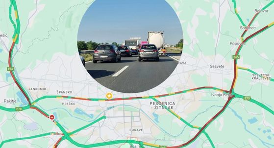 Gužva na zagrebačkoj obilaznici