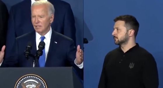Biden i Zelenski