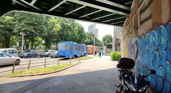 Sudar tramvaja u Zagrebu